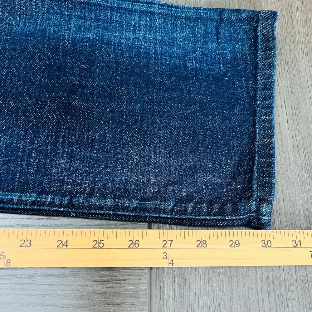 AJ Armani Jeans Men's 38X32 (Measures 38X30) Blue J31 Regular Straight Leg Denim